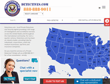 Tablet Screenshot of detectives.com